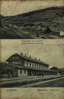 Ławoczne : widok na stację kolejową