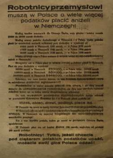 [Robotnicy przemysłowi muszą w Polsce o wiele więcej podatk&oacute;w płacić aniżeli w Niemczech!]