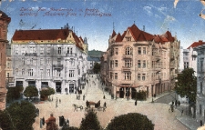 Lwów : Plac Akademicki i ulica Fredry