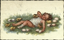 Święta religijne : poczt&oacute;wka wielkanocna