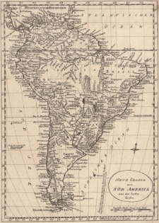 Neue Charte von S&uuml;d America aus den besten Quellen