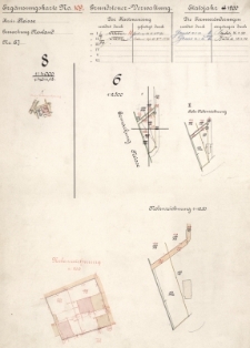 Erg&auml;nzungskarte N&deg; 109. Grundsteuer-Verwaltung. Etatsjahr 1900. Kreis Neisse N&deg; 67.