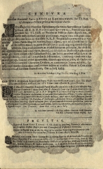 Quadrajezymał cały. Albo kazania w polskim ięzyku na ewangelie każdodzienne zupełnego Postu Świętego z większey części niegdy mialne po r&oacute;żnych kościołach Krakowskich...