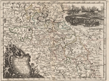 Le Duche De Silesie divis&eacute; en XVII. Principaut&eacute;es &aacute; Paris Par et chez le S.r le Rouge Ing.r Geog. rue des Augustins Avec Priv. Du Roi 1743