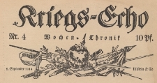 Kriegs-Echo: Wochen-Chronik 4