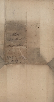 Akta parafii w Biskupicach z lat 1815-1843