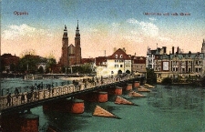 Opole : Oderbr&uuml;cke und kath. Kirche