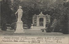 Poczdam : Sanssouci - pomnik Fryderyka Wielkiego i Grota Neptuna