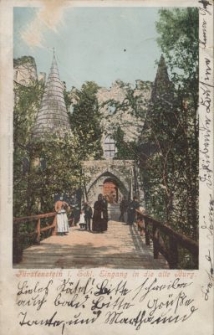 Książ : wejście do starego zamku