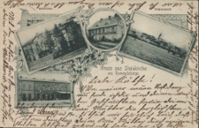 Biały Kości&oacute;ł : dworzec, sołtysostwo, widok og&oacute;lny