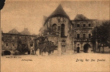 Brzeg : fronton zamku i kościoła pw. św. Jadwigi