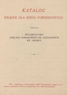 Książki szkolne 1929/1930