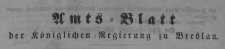 Amstblatt der K&ouml;niglichen Regierung zu Breslau. St&uuml;ck 10