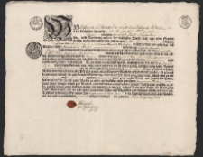 Świadectwo ukończenia praktyki wydane przez Cech Garbarzy (czerwonosk&oacute;rnik&oacute;w) w Prudniku na nazwisko Beniamin Habel